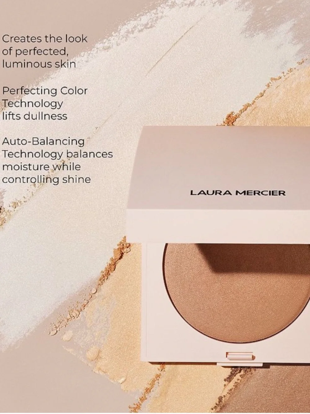 laura mercier Real Flawless Luminous Perfecting Pressed Powder in Translucent 7g